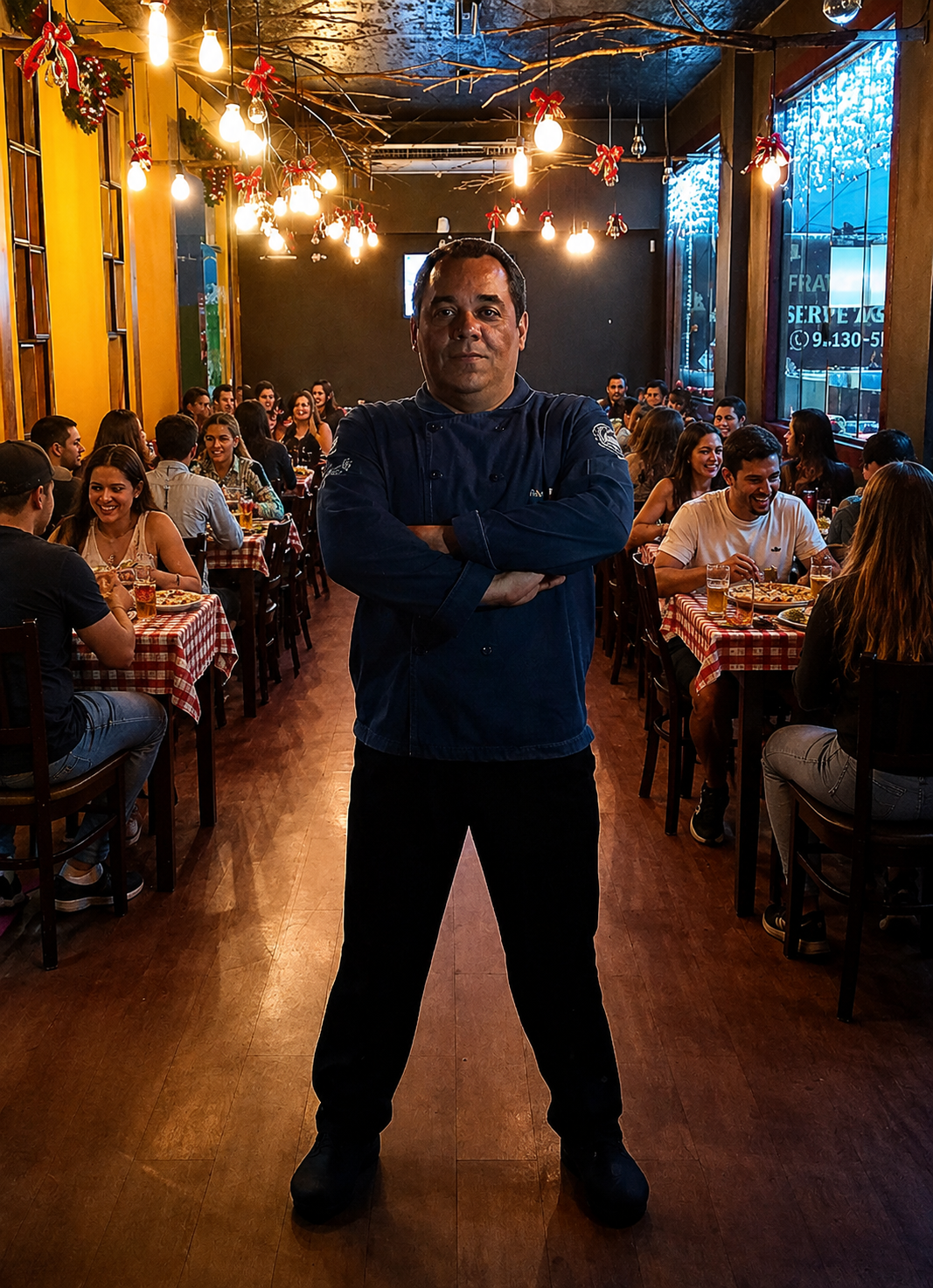 Restaurante cheio não paga conta